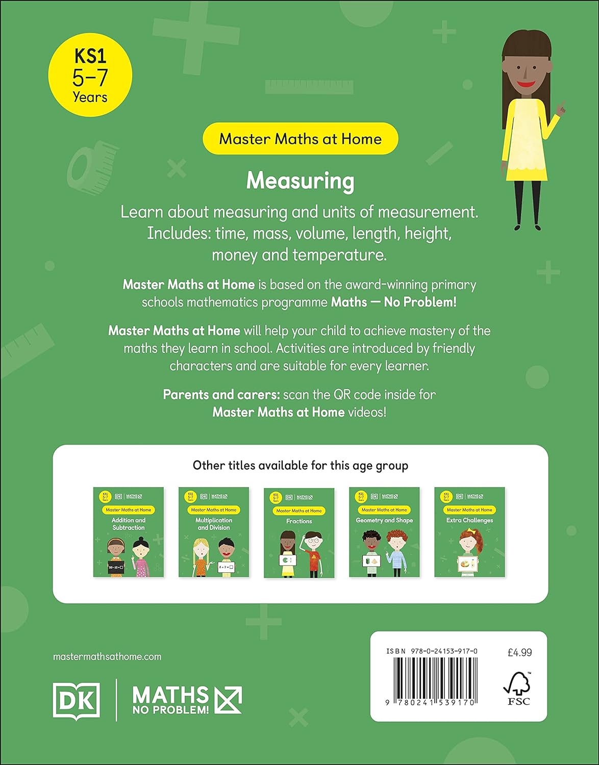 Maths — No Problem! Measuring, Ages 5-7 (Key Stage 1)