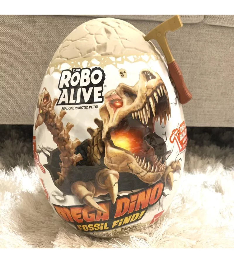 Robo Alive-Mega Dino Fossil Find Surprise Egg Asst