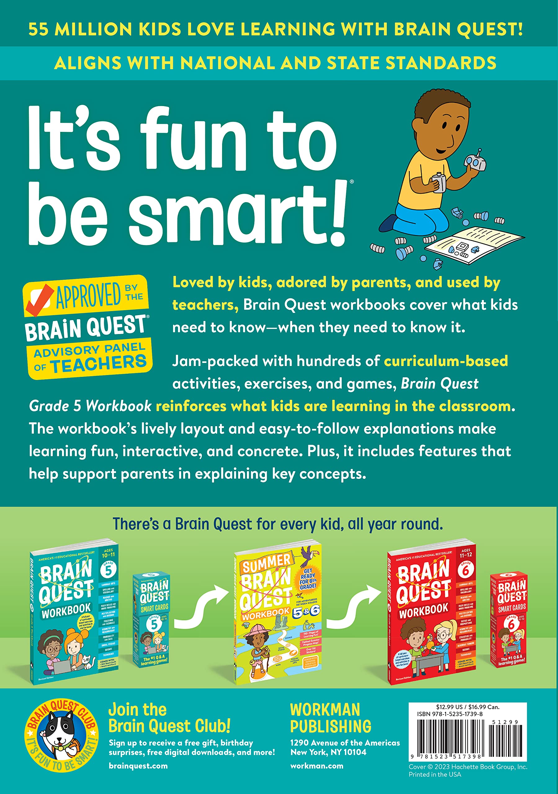 Brain Quest Workbook: 5Th Grade Revised Edition