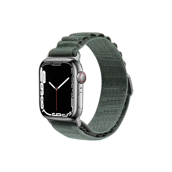 Wiwu Nylon Band for Apple Watch Series 1-8 42mm, 44mm, 45mm and Apple Watch Ultra 49mm Green