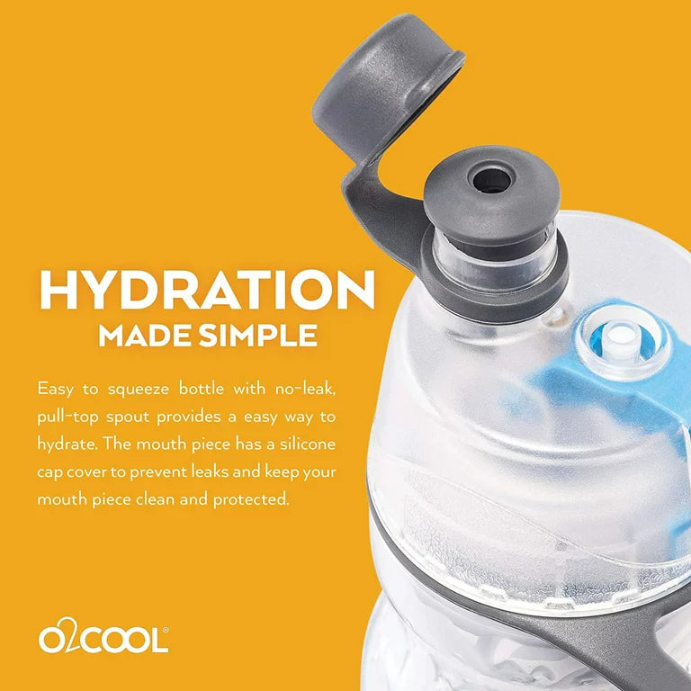 O2Cool Insulated Mist N Sip 20 Oz Assorted