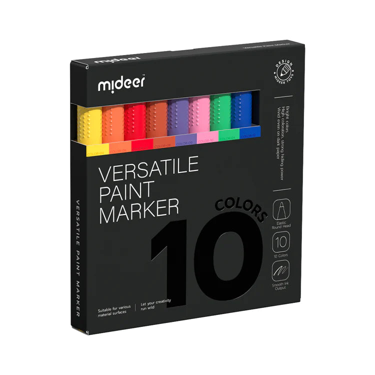 Mideer - Versatile Paint Marker - 10 Colors