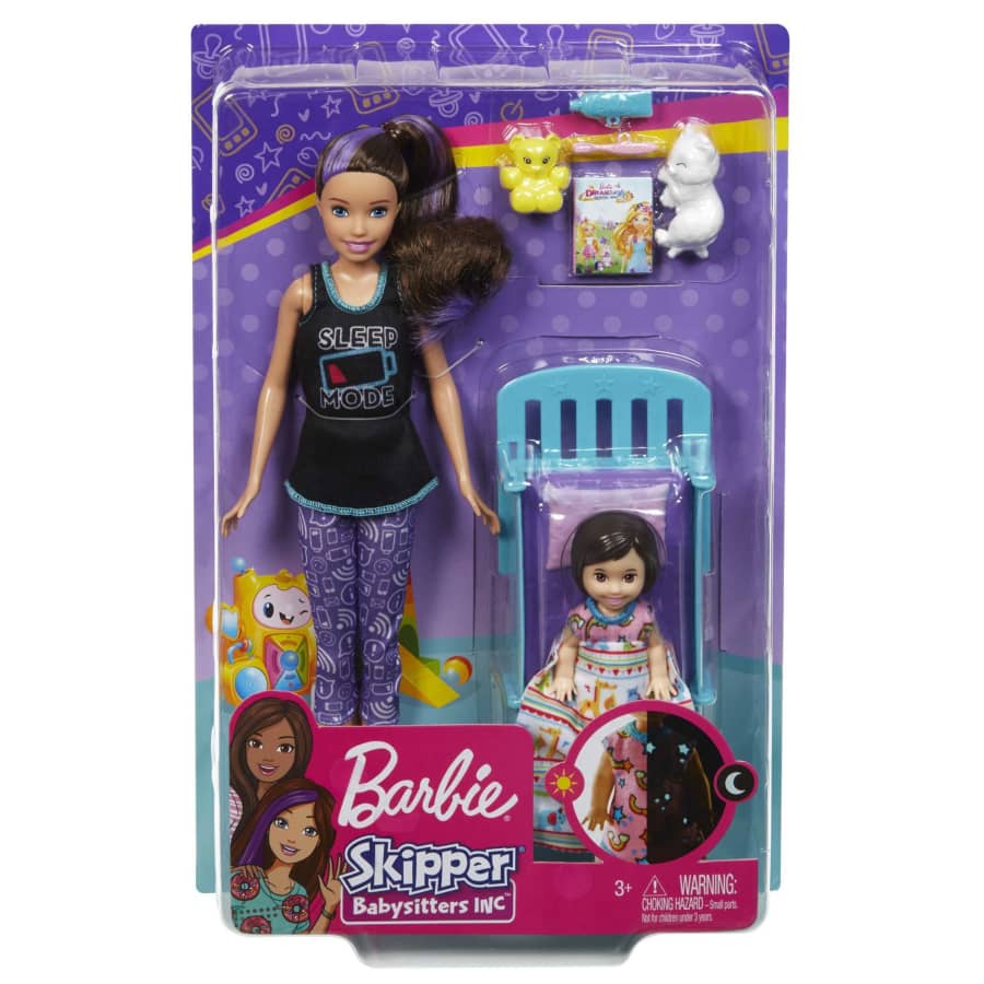 Barbie Skipper Baby sitters Playset Black