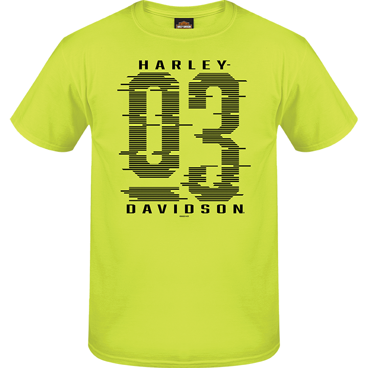 Harley Davidson T-Shirt Bold Lines Atd T Medium