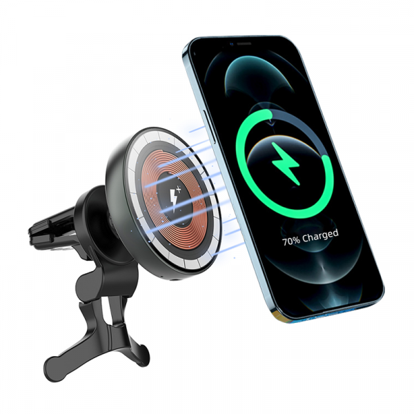WiWU CH-309 Transparent Magnetic Wireless Car Charger