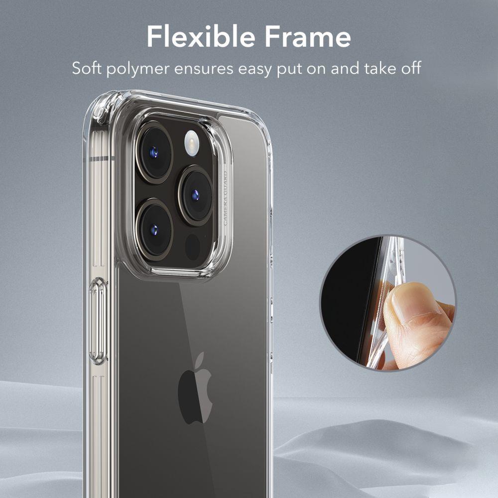 ESR Ice Shield Glass Case iPhone 15 Pro Clear