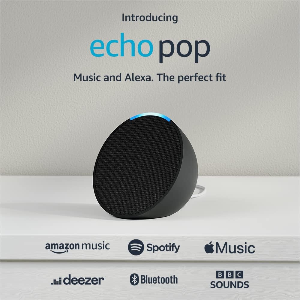 Amazon - Echo Pop Smart Speaker with Alexa