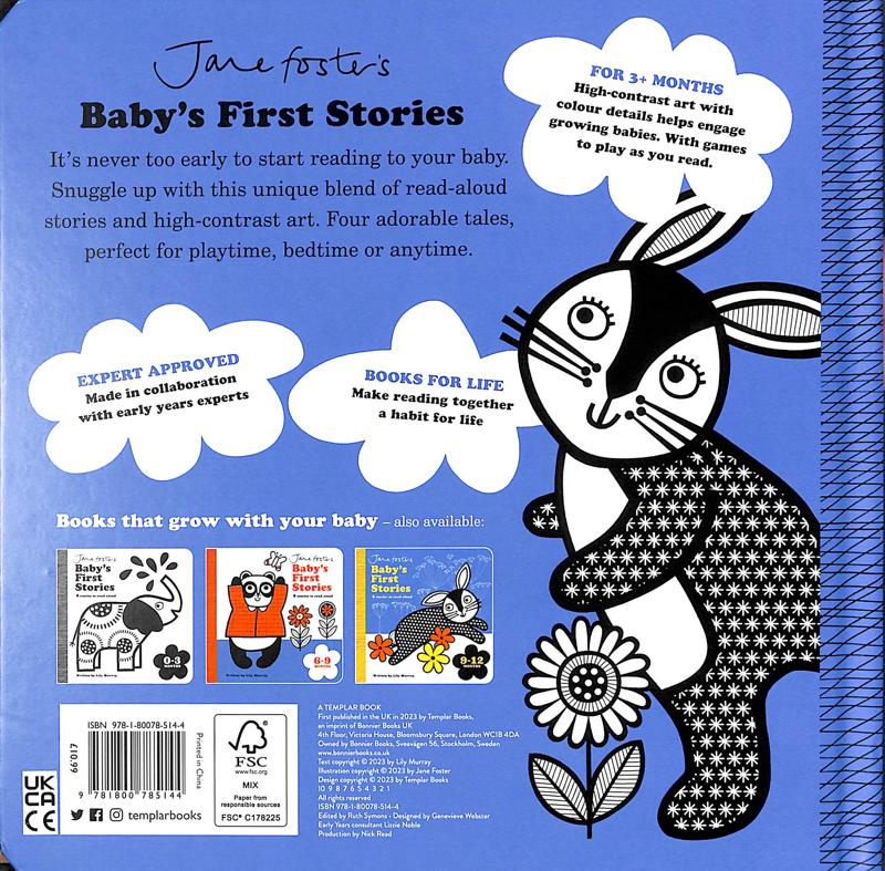 Jane Fosters Baby's First Stories: 3 To 6 Months
