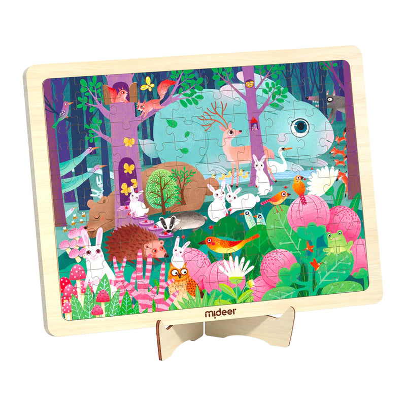 Mideer - Wooden Puzzle - Bunny's Time Travel 100P