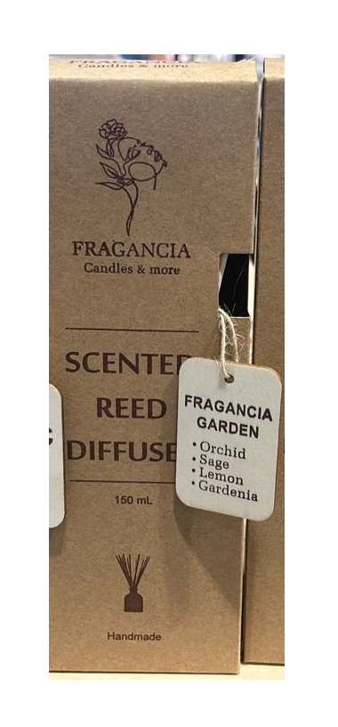Fragancia Garden Reed Diffuser 2 Months 150 Ml Orchid Sage