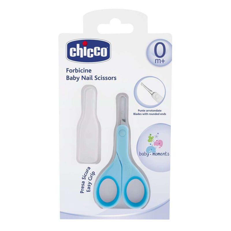 Chicco Baby nail Scissors - Light Blue