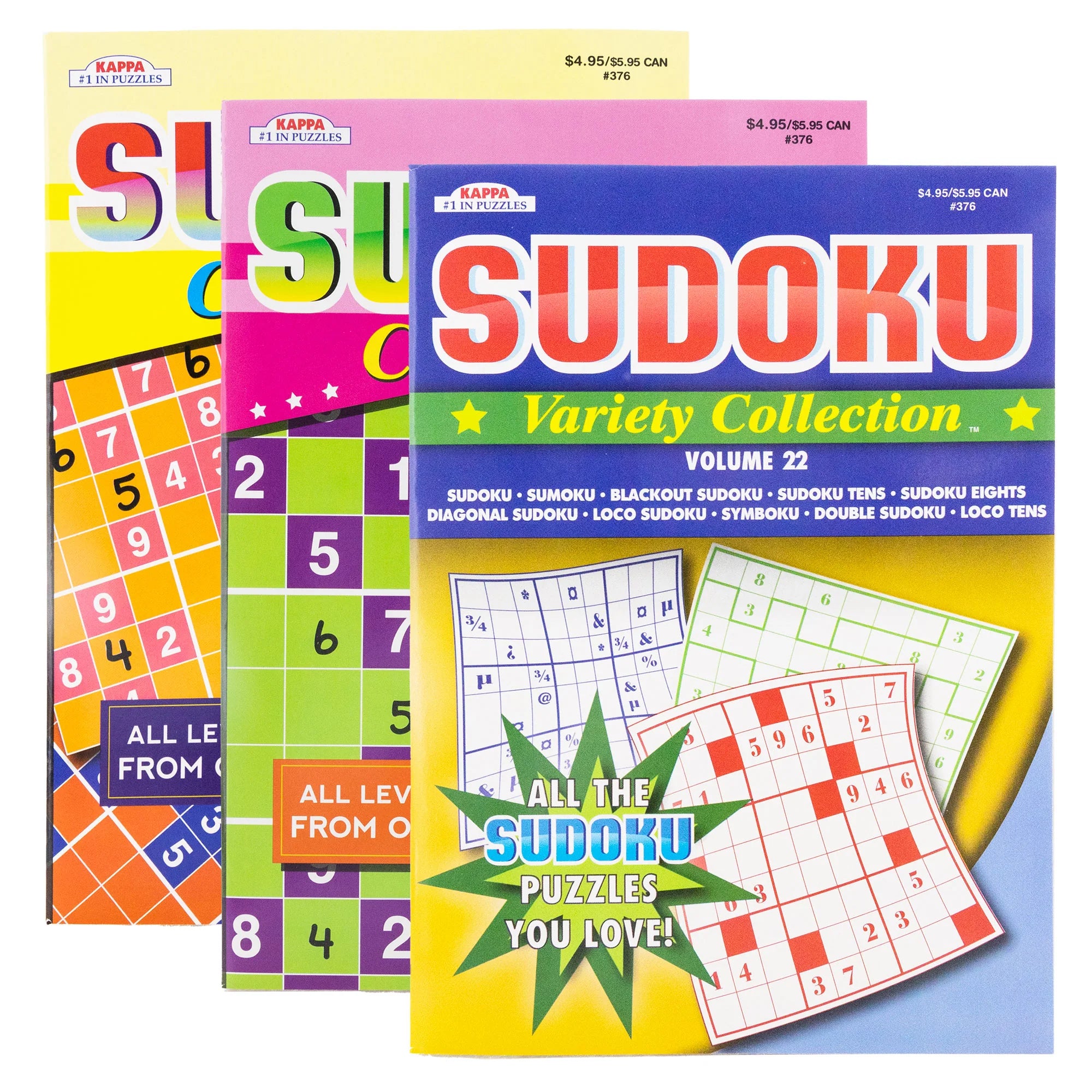 Bazic Kappa Sudoku Collection Puzzle Book