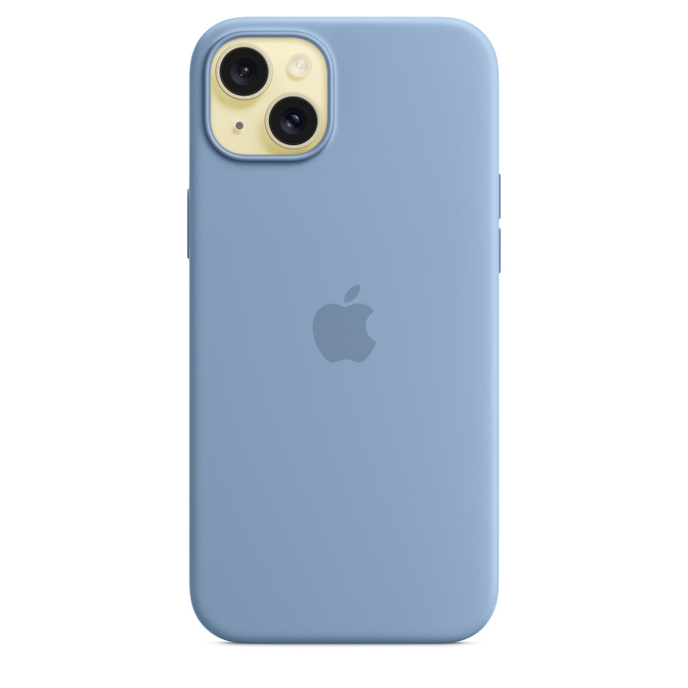 iPhone 15 Silicone Case with MagSafe - Winter Blue
