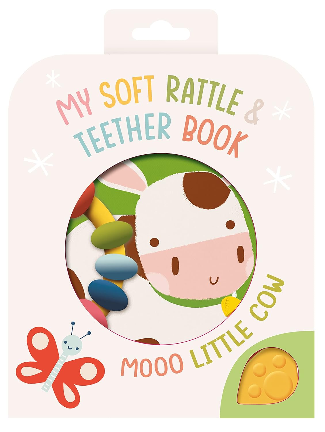 My Soft Rattle & Teether:  Mooo Little Cow