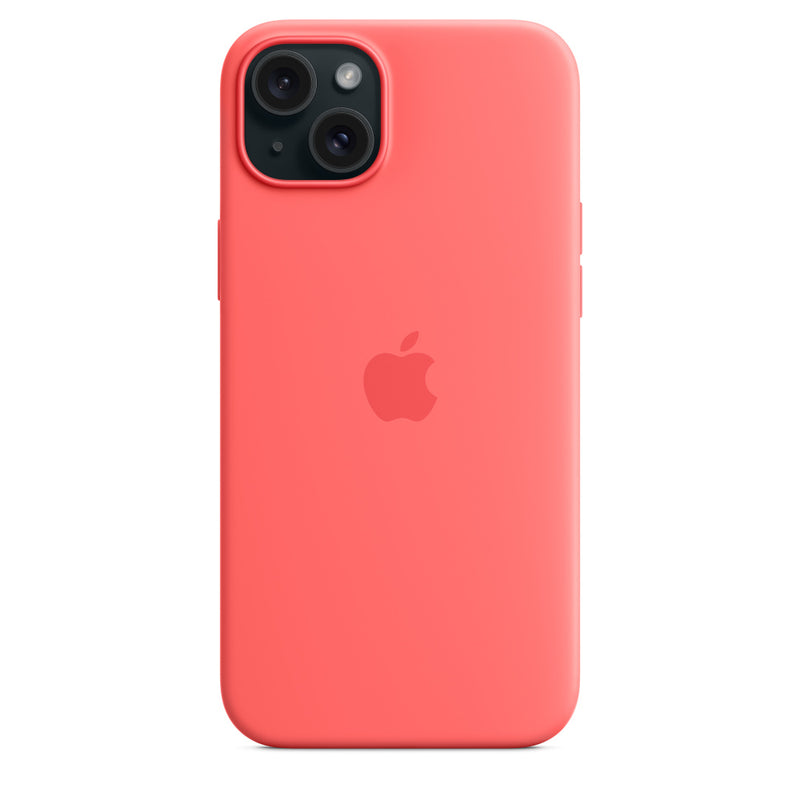 iPhone 15 Silicone Case with MagSafe - Guava