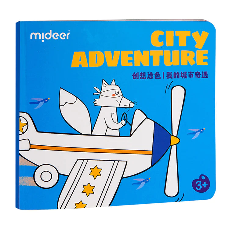 Mideer - First Coloring Book: City Adventure