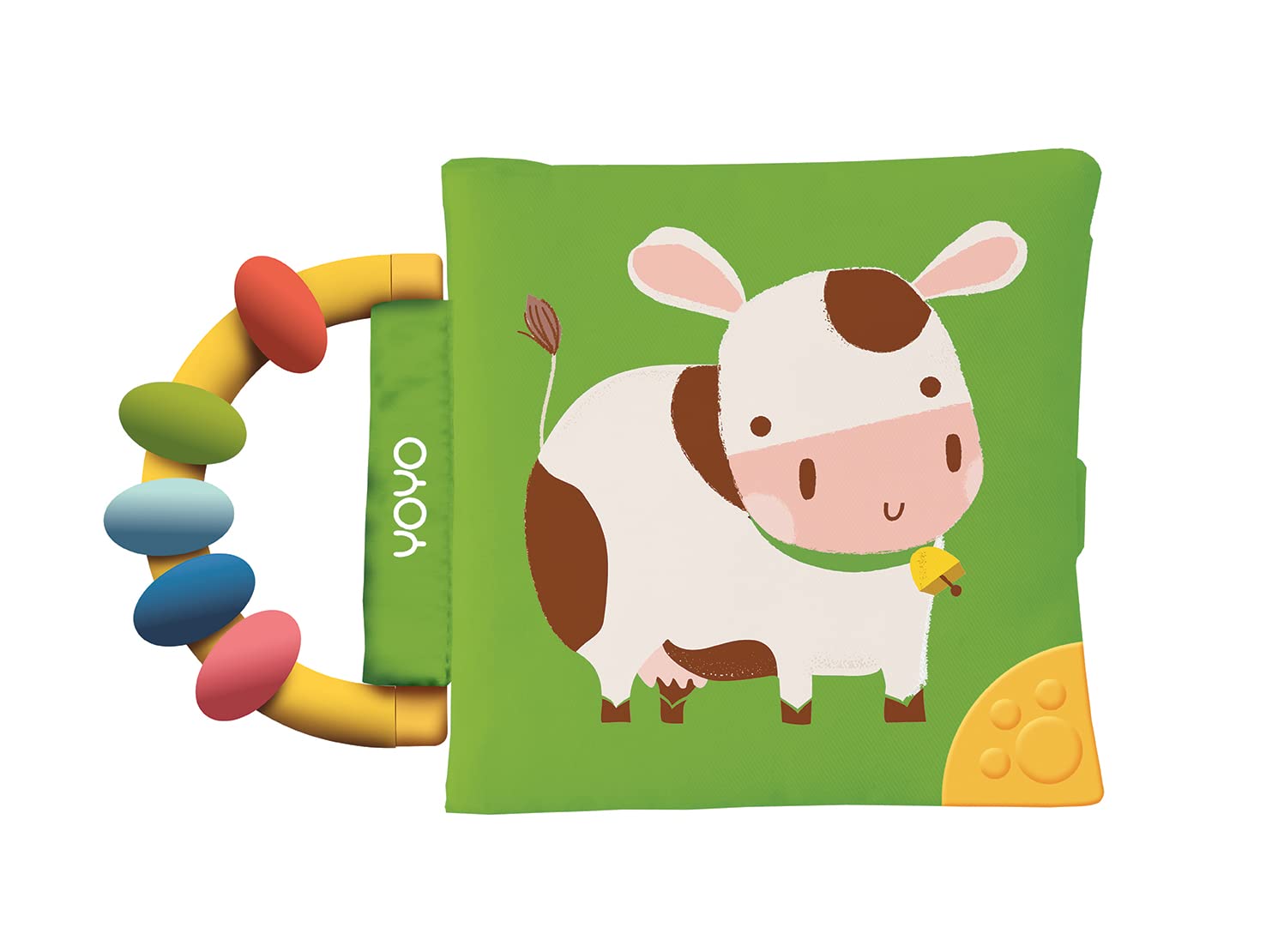 My Soft Rattle & Teether:  Mooo Little Cow