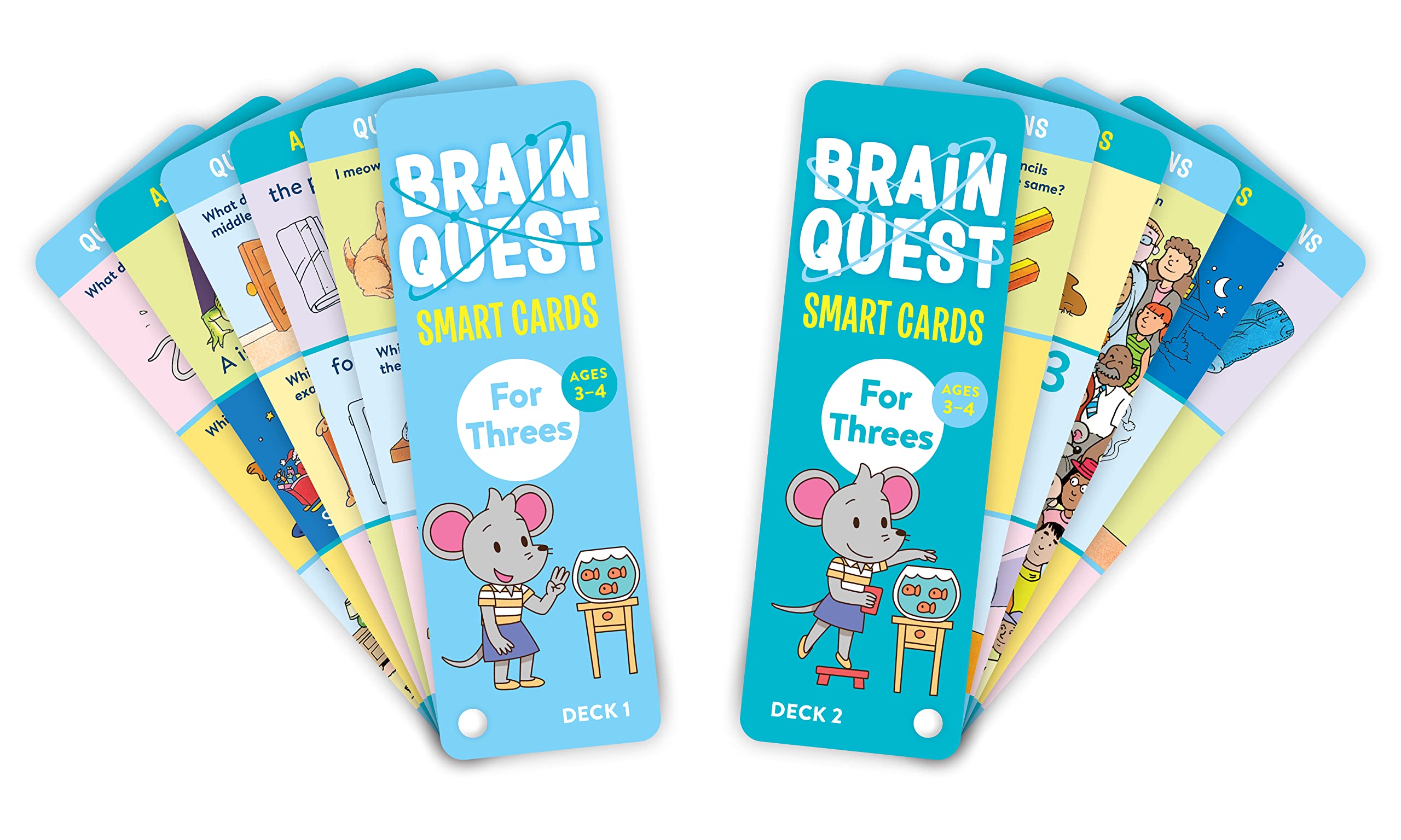 Brain Quest For Threes Smart Cards Revised 5Th Edition