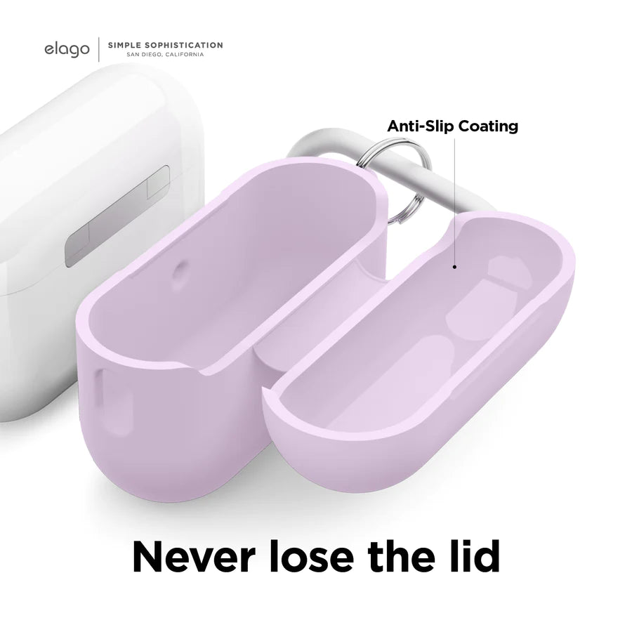 Elago AirPods Pro 2 Silicone Hang case Lavender