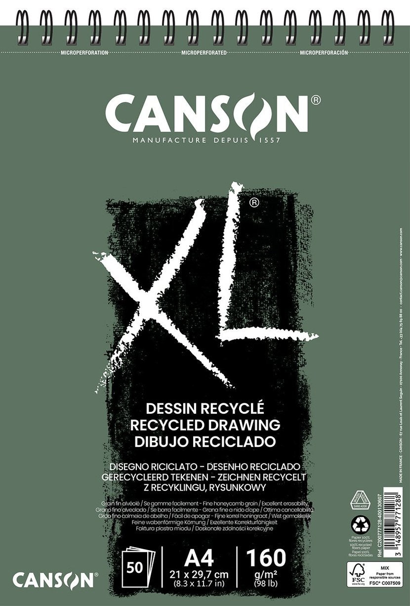 Canson Xl Recycled A4 160 G 50 Sh Sp