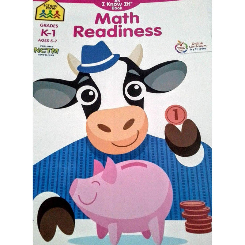 Bazic School Zone Asst Workbooks Math Readiness Caw