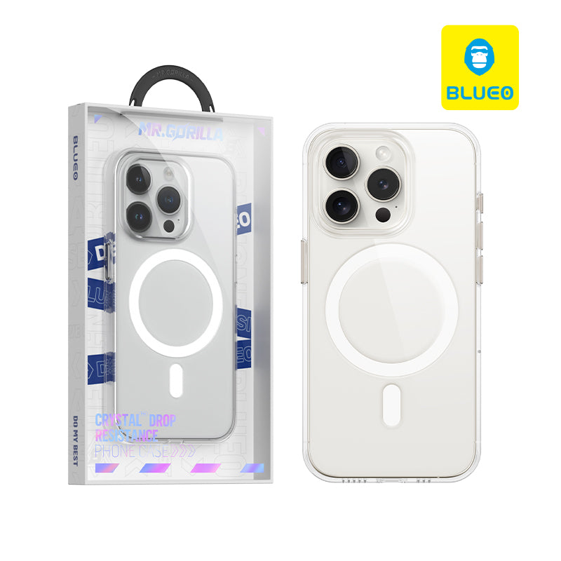BLUEO Case With Magnetic iP15 Pro Transparent