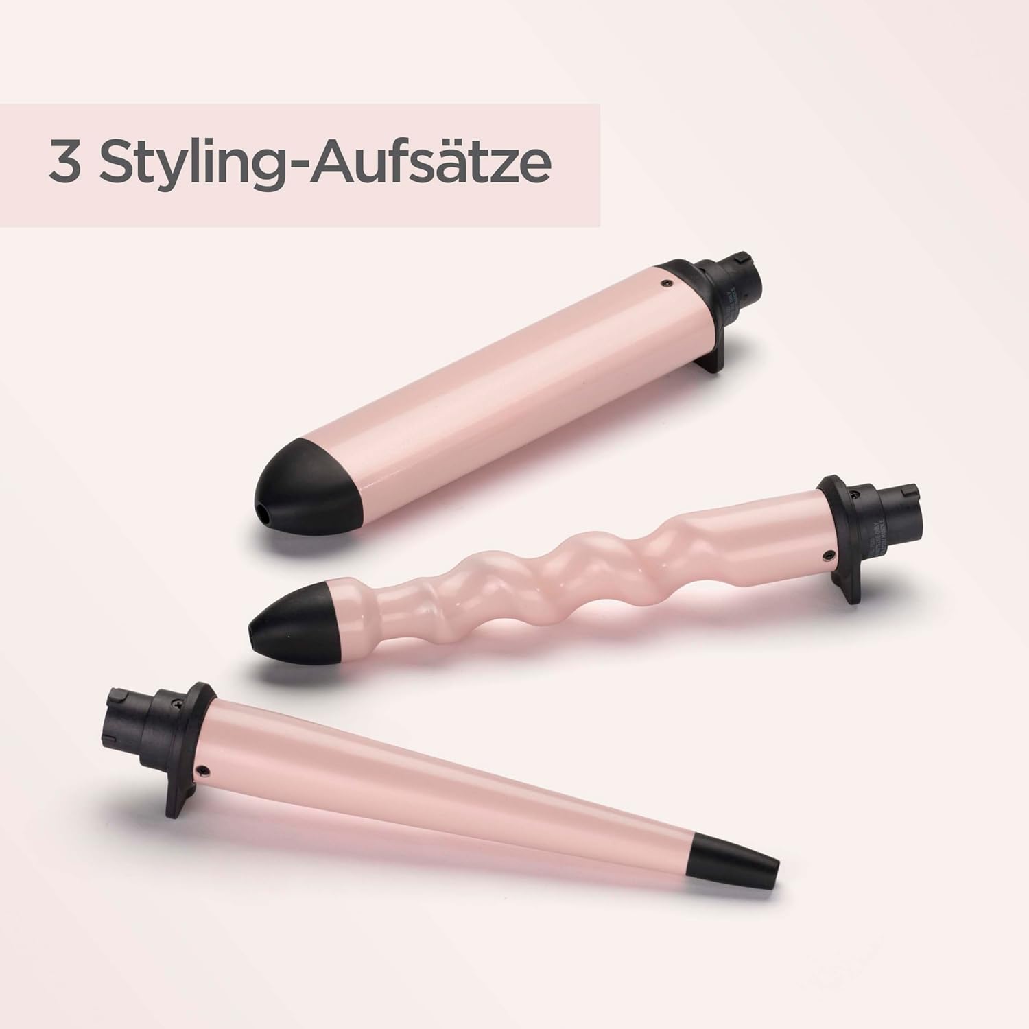 Babyliss MS750E Curl and Wave 3 Attachments 210 C