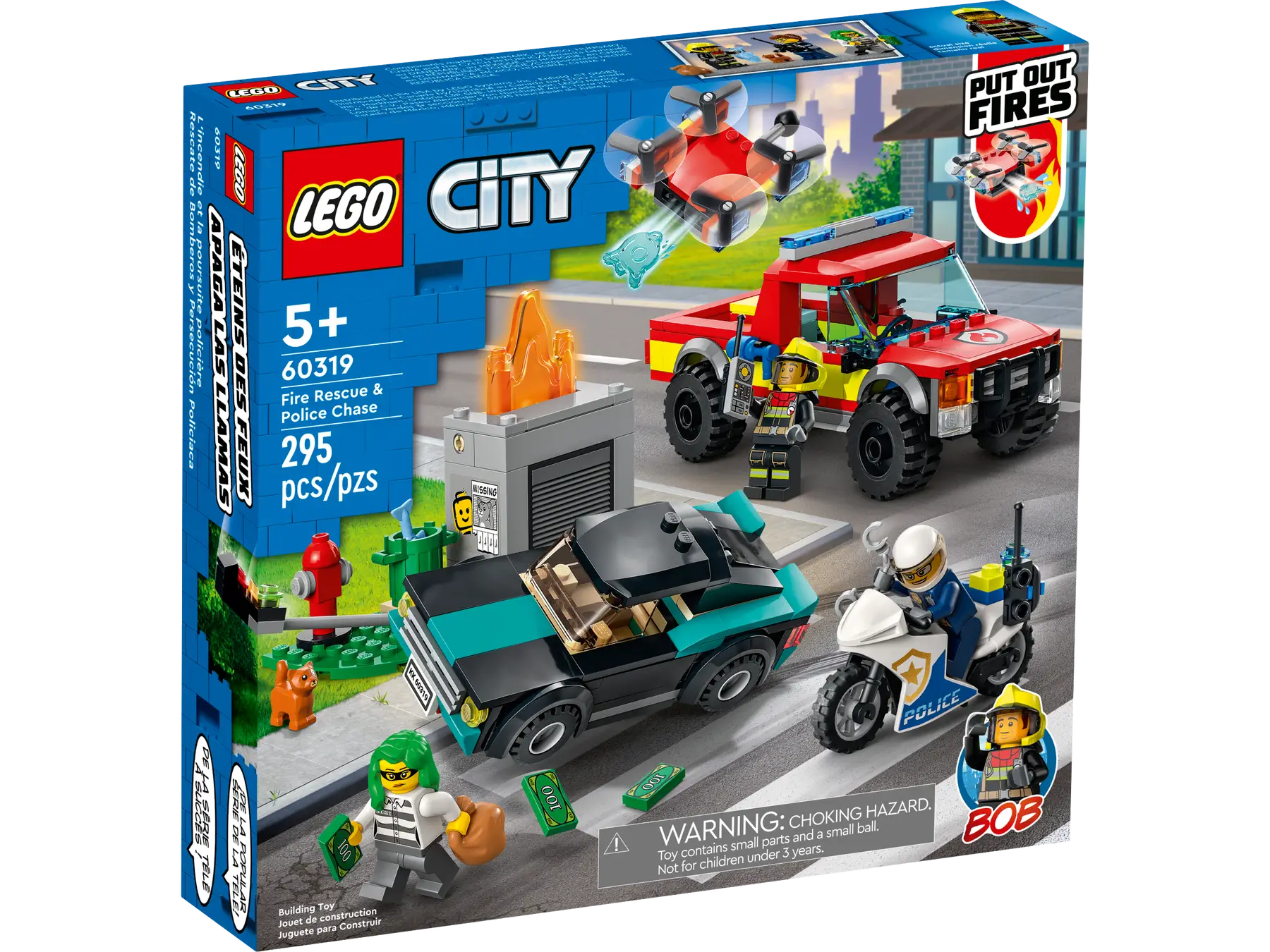 Lego City - Firefighting And Police Hunting