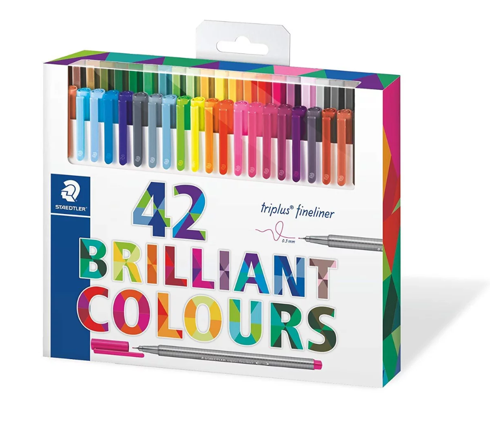 Staedtler Triplus Fineliners Colours Pack 42