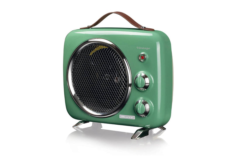 Ariete Vintage Fan Heater Retro Green 1000W 80804