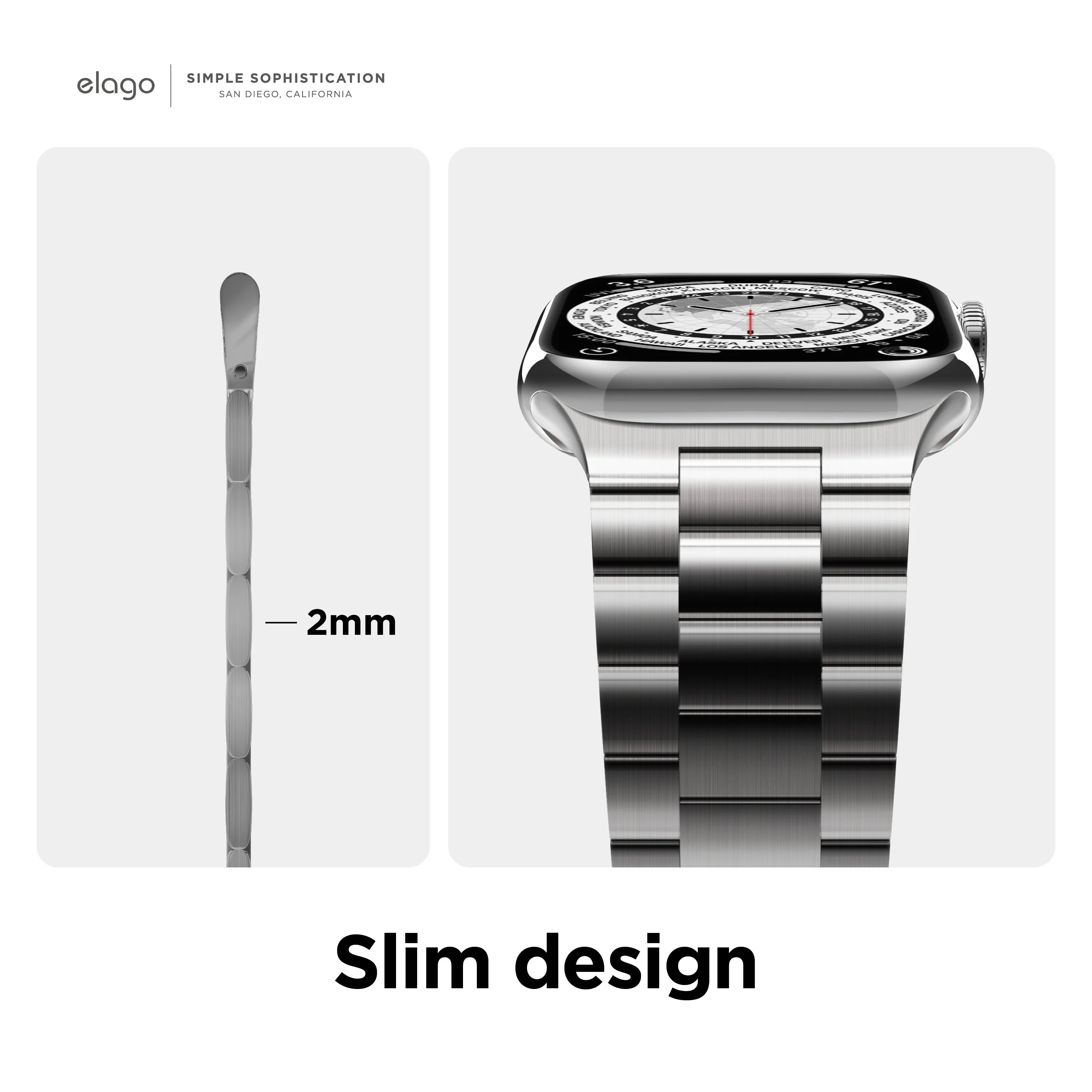 elago Metal Band for Apple Watch 44/45mm