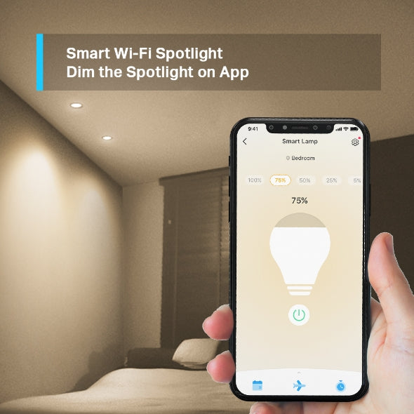 Tapo L610, Smart Wi-Fi Spotlight, Dimmable Warm 2.9W