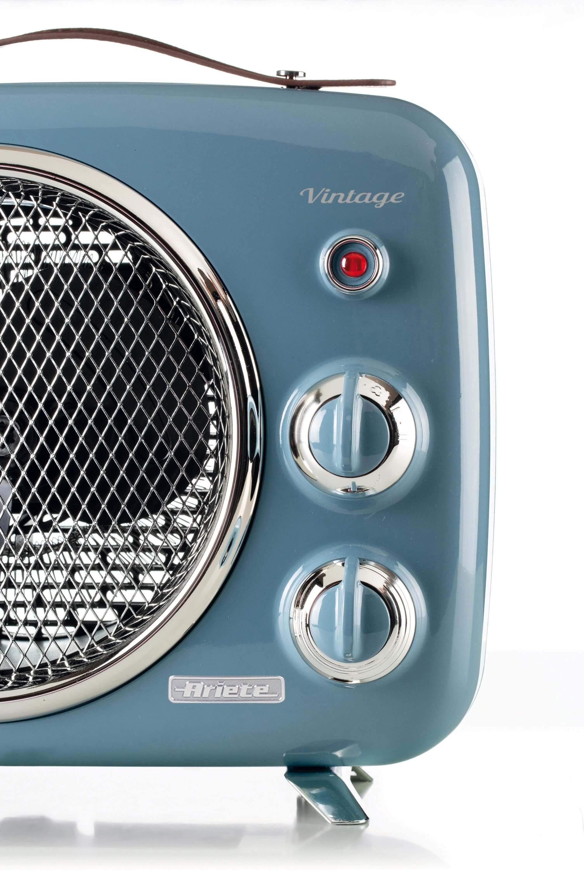 Ariete Vintage Fan Heater Retro Blue 1000W 80805