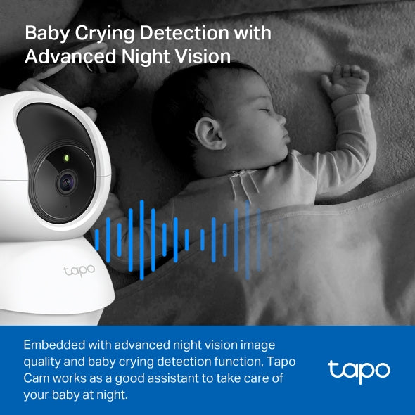 Tapo C210 | Pan/Tilt Home Security Wi-Fi Camera 2K 3MP