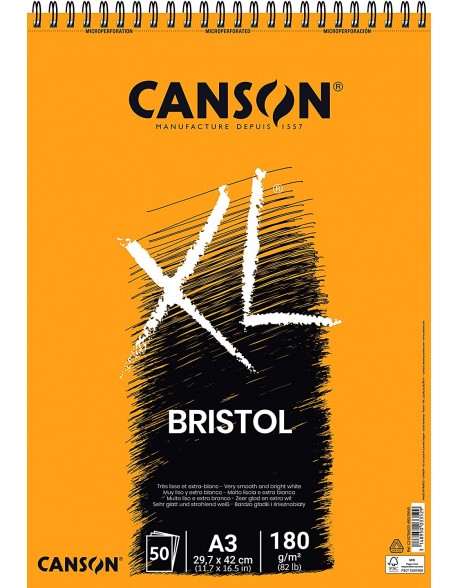 Canson Xl Bristol A3 50Sh 180G