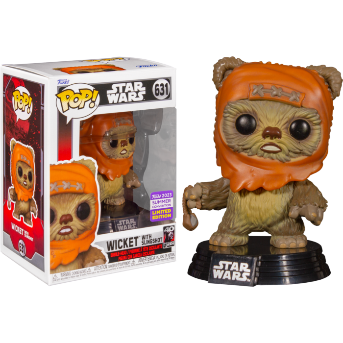 Funko Pop Star Wars: Wicket With Sling Shot (Sdcc23)