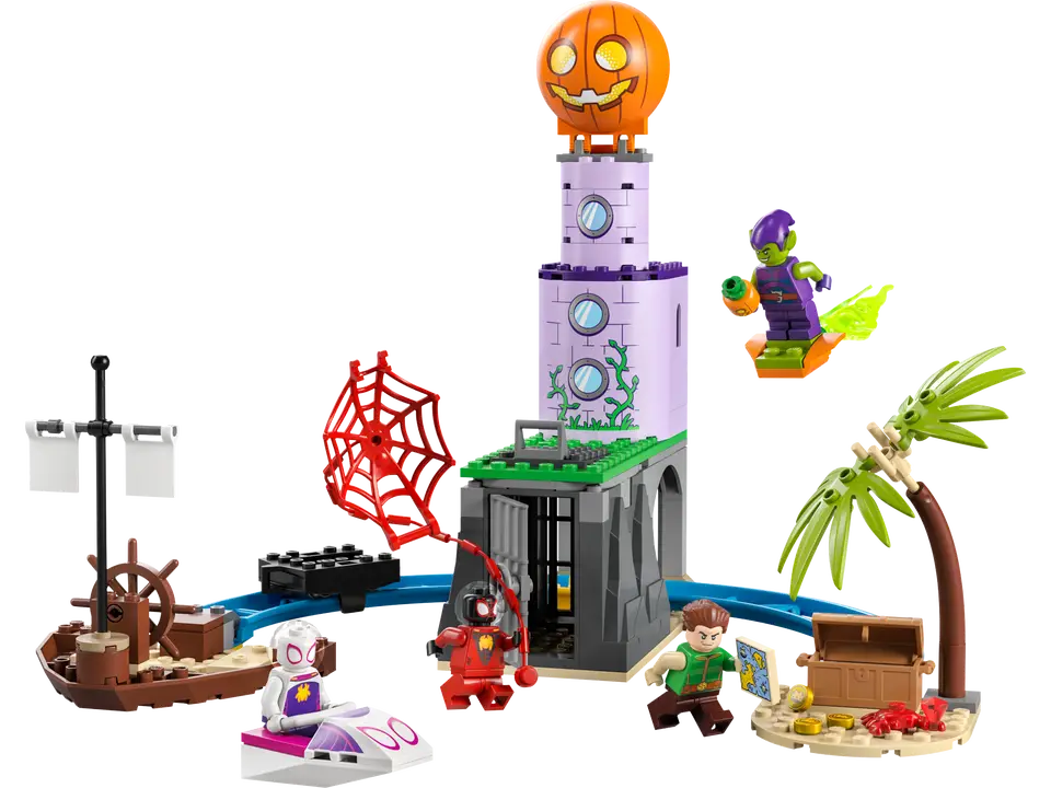 Lego Super Heroes - Team Spidey At Green Goblin Lighthouse