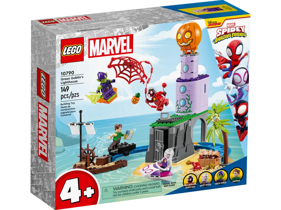 Lego Super Heroes - Team Spidey At Green Goblin Lighthouse