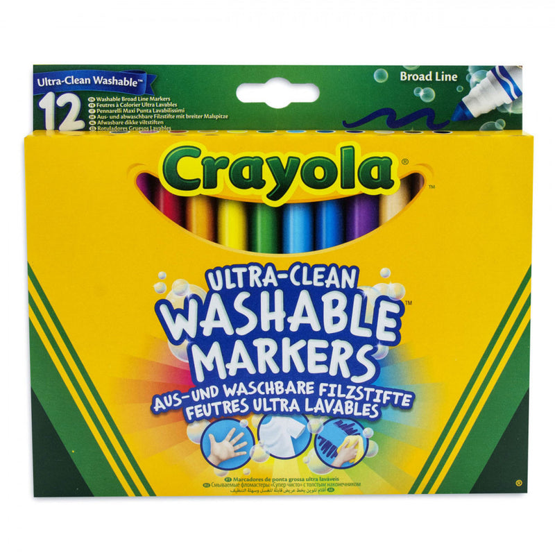 Crayola 12 Washable Markers Broadline