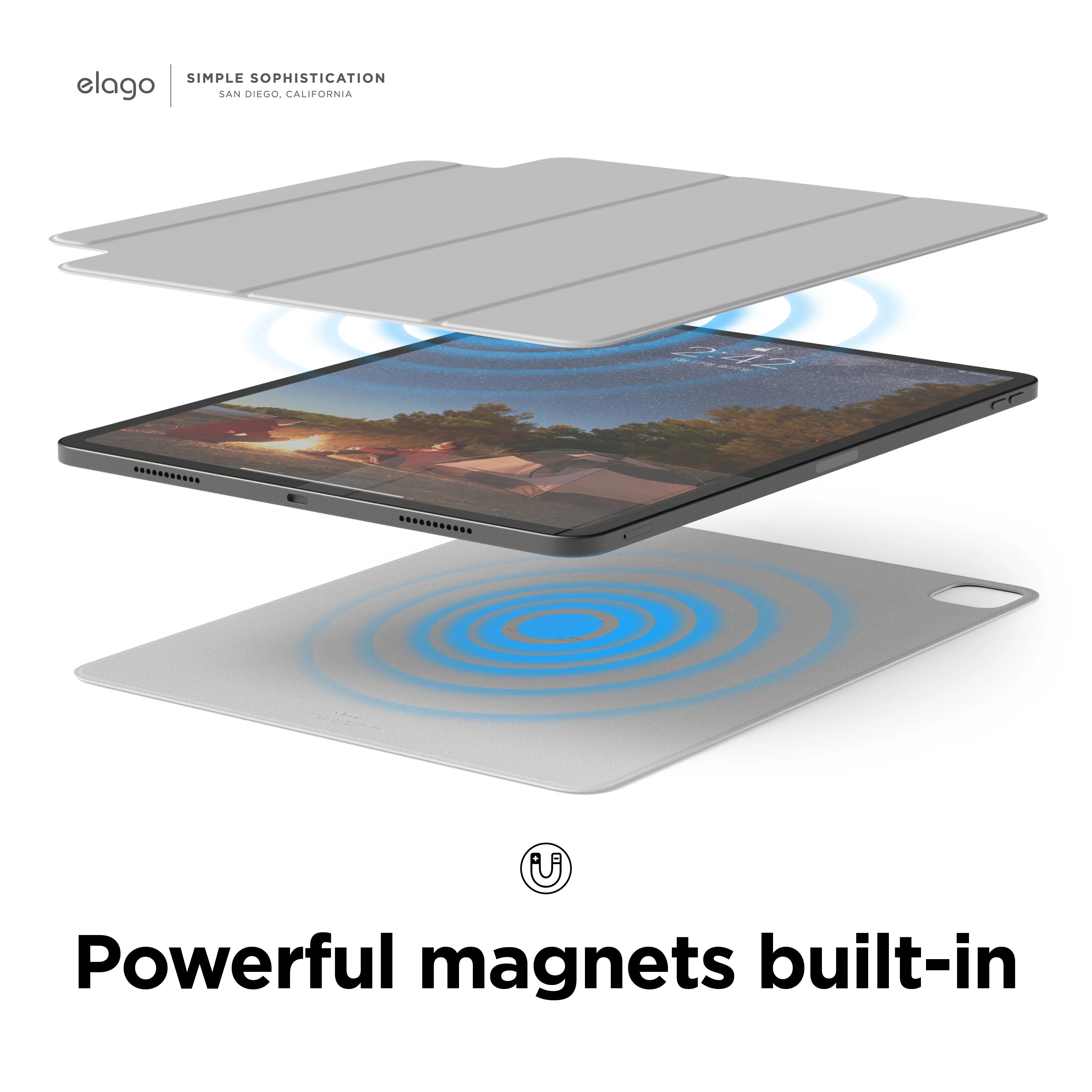 elago Magnetic Folio iPad Pro 12.9 Blue