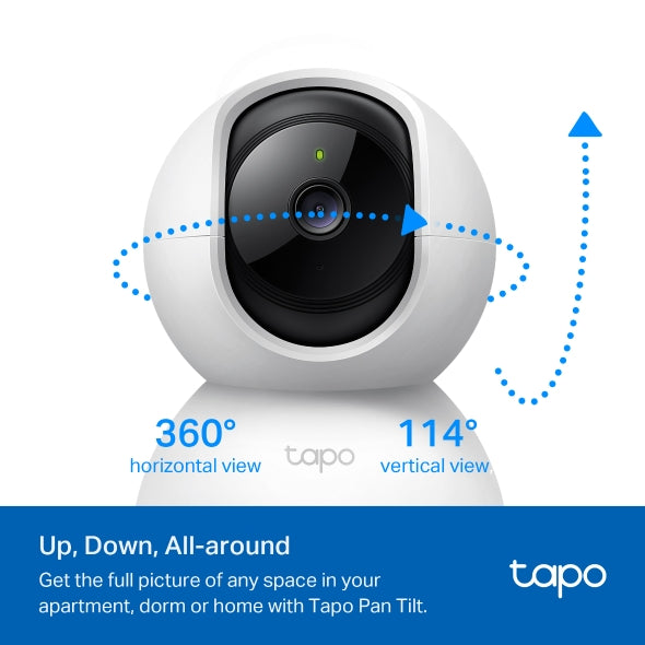Tapo TC70 | Pan/Tilt Security Wi-Fi Camera 2K QHD 1080p