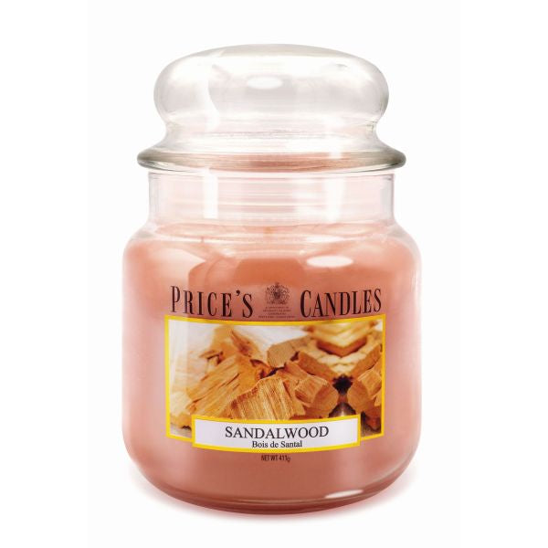 Prices M Scented Candle Jar 411G Burntime 90H Sandalwood