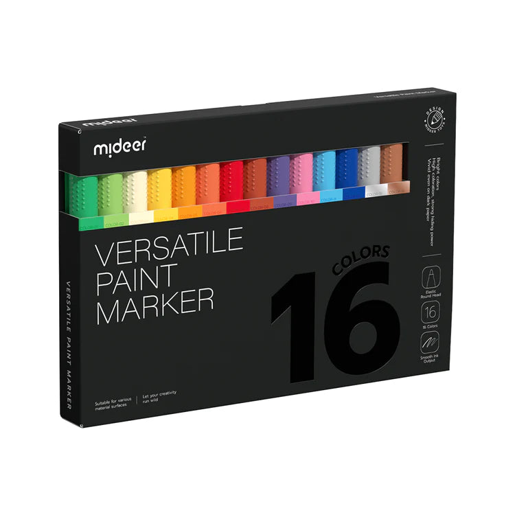 Mideer - Versatile Paint Marker - 16 Colors