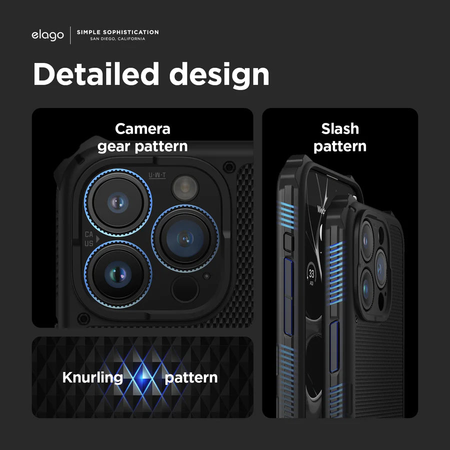 elago Magnetic Armor Case for iPhone 15 Pro Black