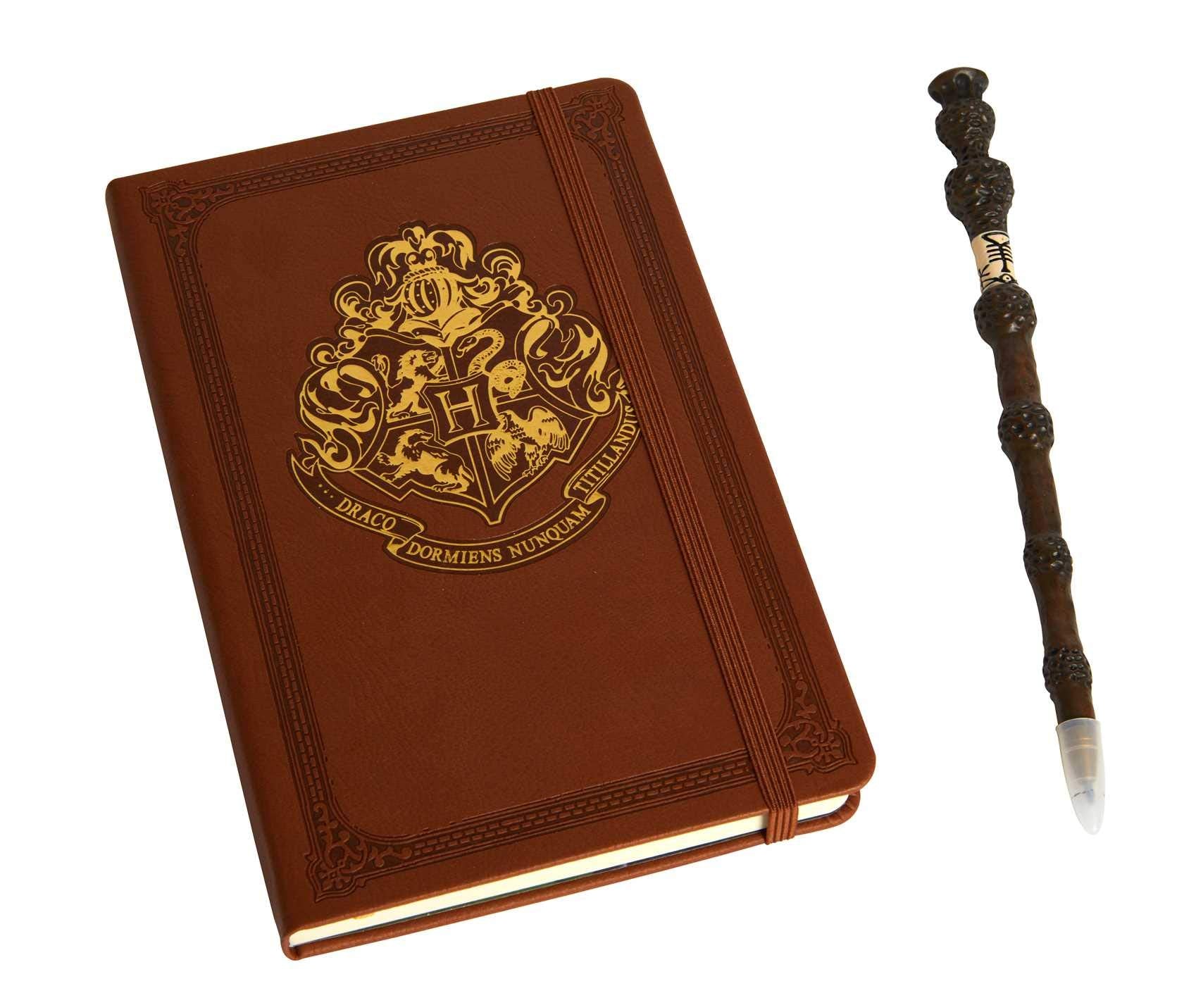 Harry Potter Hogwarts Hardcover Journal & Elder With Pen