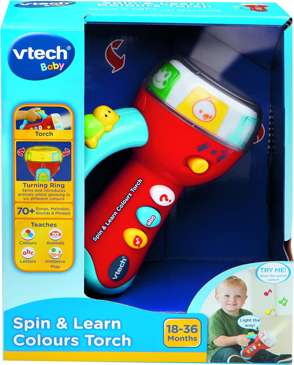 Vtech - Spin & Learn Colours Torch(Vtuk)