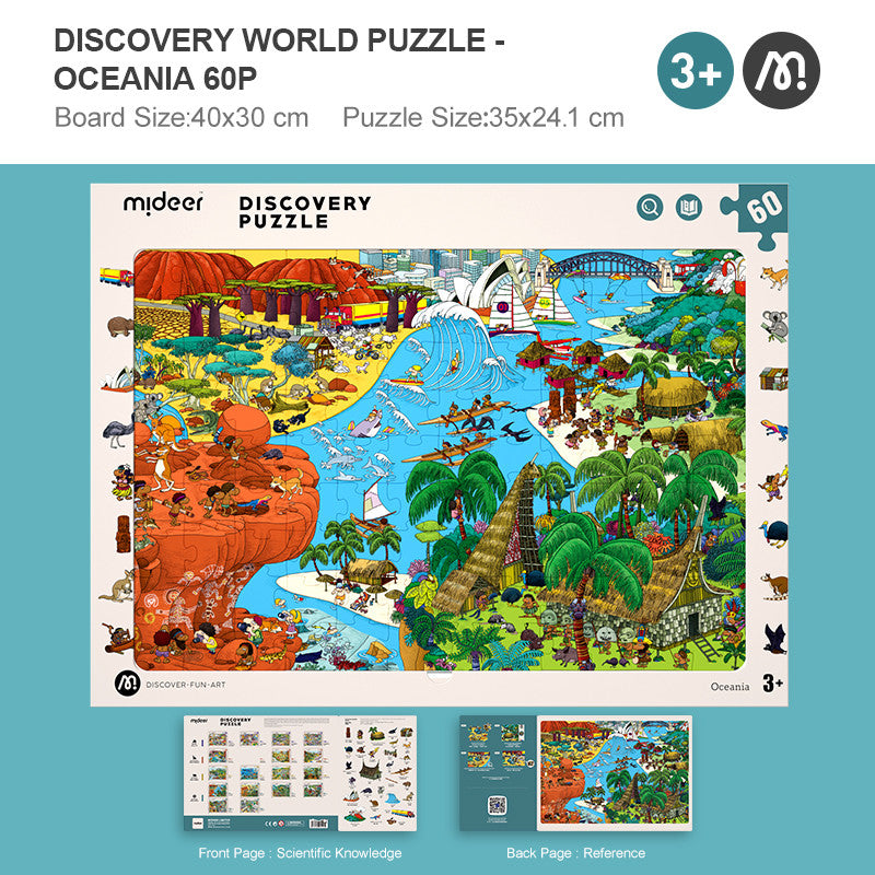 Mideer - Mideer Discovery Puzzle - Oceania 60P
