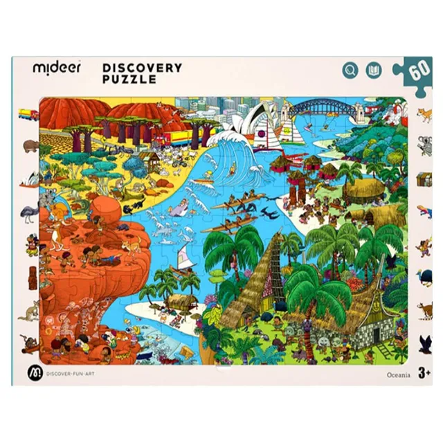 Mideer - Mideer Discovery Puzzle - Oceania 60P
