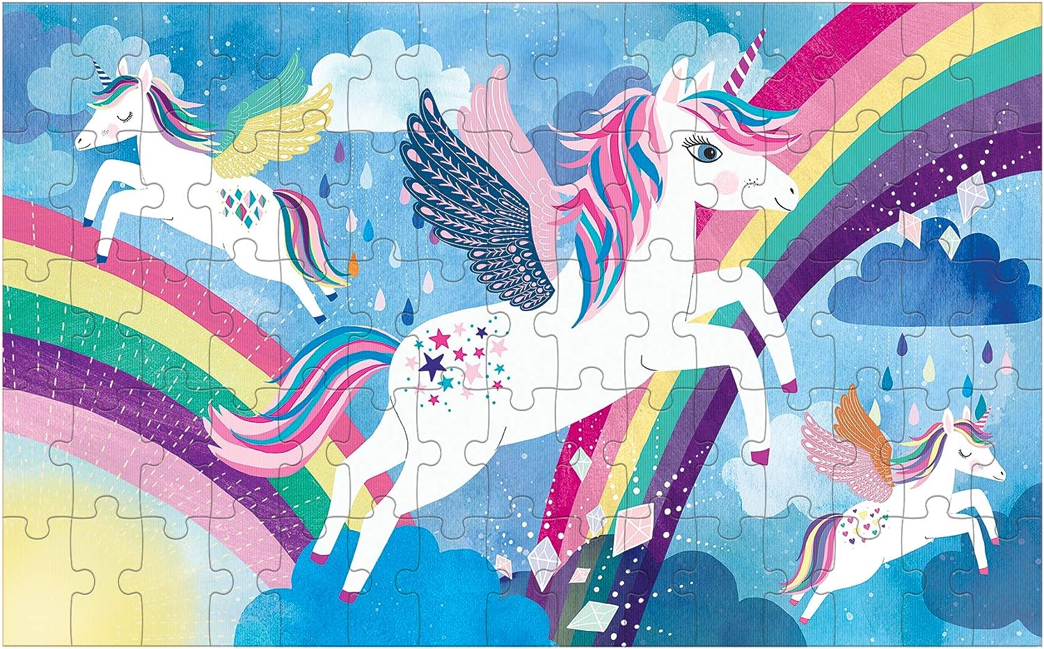 Unicorn Magic 75 Piece Lenticular Puzzle