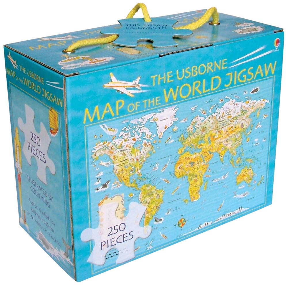The Usborne Map of the World Jigsaw (Usborne jigsaws)